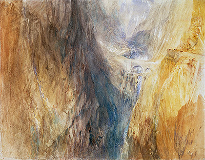 The Devil's Bridge, St. Gotthard, c.1841 | J. M. W. Turner | Giclée Paper Art Print
