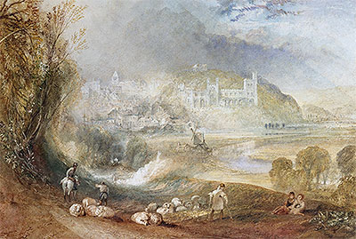 Arundel Castle and Town, c.1824 | J. M. W. Turner | Giclée Papier-Kunstdruck