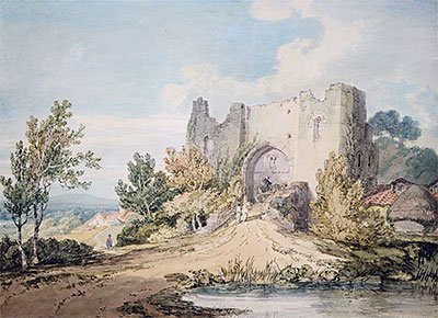 Llanblethian Castle Gateway, 1797 | J. M. W. Turner | Giclée Papier-Kunstdruck