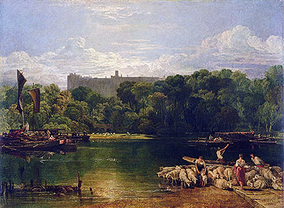Windsor Castle from the Thames, c.1805 | J. M. W. Turner