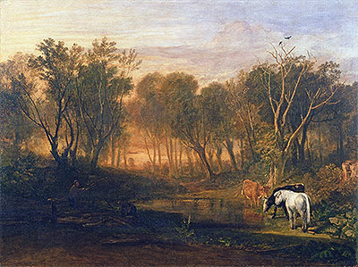 The Forest of Bere, c.1808 | J. M. W. Turner | Giclée Leinwand Kunstdruck