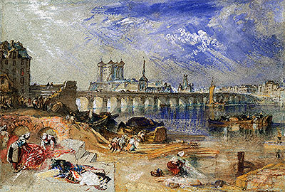 Saumur, c.1830 | J. M. W. Turner | Giclée Papier-Kunstdruck