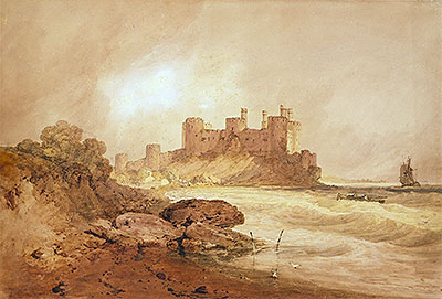Conway Castle, North Wales, c.1800 | J. M. W. Turner | Giclée Paper Print