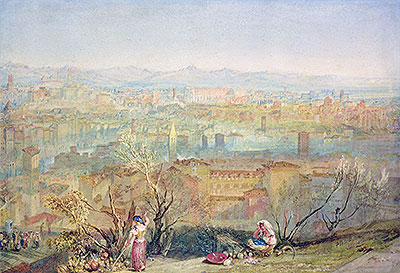 J. M. W. Turner | Rome from San Pietro, undated | Giclée Paper Print