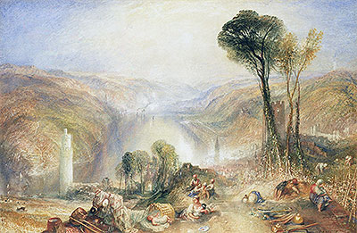 Oberwesel, 1840 | J. M. W. Turner | Giclée Papier-Kunstdruck