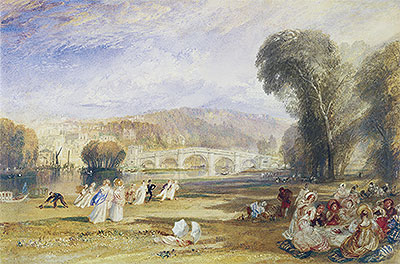 Richmond Hill and Bridge, Surrey, c.1831 | J. M. W. Turner | Giclée Papier-Kunstdruck