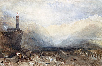 The Splugen Pass, c.1842/43 | J. M. W. Turner | Giclée Papier-Kunstdruck