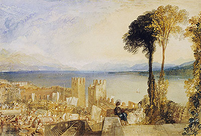 Arona, Lago Maggiore, n.d. | J. M. W. Turner | Giclée Papier-Kunstdruck