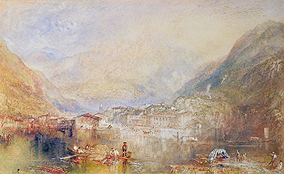 Brunnen from the Lake of Lucerne, 1845 | J. M. W. Turner