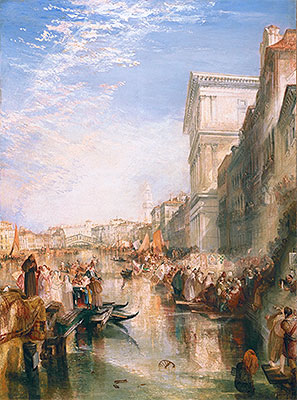 The Grand Canal (A Street in Venice), c.1837 | J. M. W. Turner | Giclée Canvas Print