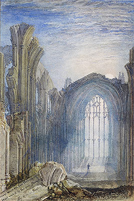 Melrose Abbey: Moonlight, 1822 | J. M. W. Turner | Giclée Papier-Kunstdruck
