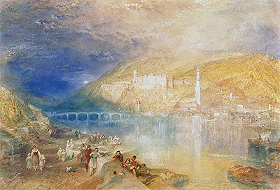 Heidelberg: Sunset, c.1840/42 | J. M. W. Turner
