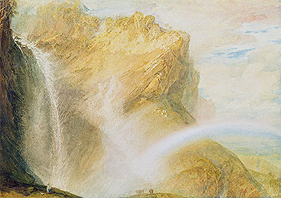 Upper Falls, Reichenbach , c.1802 | J. M. W. Turner | Giclée Papier-Kunstdruck