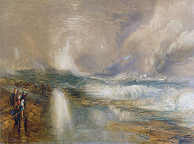 Rockets and Blue Lights, 1855 | J. M. W. Turner
