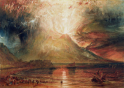 Mount Vesuvius in Eruption, 1817 | J. M. W. Turner | Giclée Papier-Kunstdruck