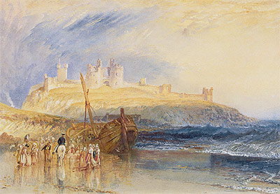 Dunstanburgh Castle, Northumberland, c.1827 | J. M. W. Turner | Giclée Paper Print