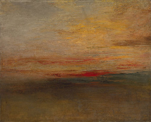 J. M. W. Turner | Sunset, c.1830/35 | Giclée Canvas Print