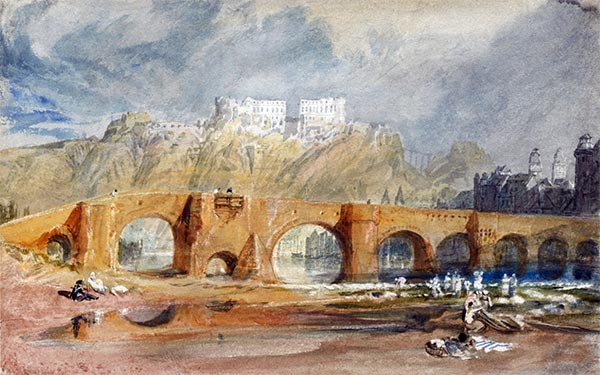 Die Moselbrücke in Koblenz, 1817 | J. M. W. Turner | Giclée Papier-Kunstdruck