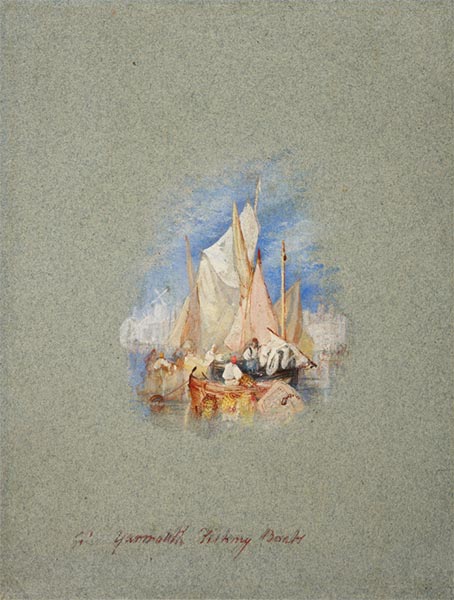 Great Yarmouth Fishing Boats, c.1827 | J. M. W. Turner | Giclée Paper Print