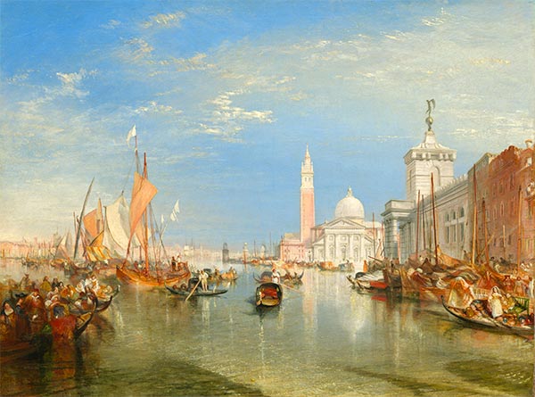 Venice: The Dogana and San Giorgio Maggiore, 1834 | J. M. W. Turner | Giclée Canvas Print