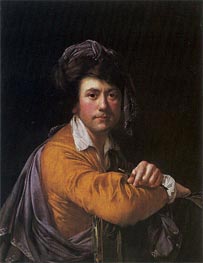 Self Portrait at the Age of about Forty, c.1772/73 von Wright of Derby | Leinwand Kunstdruck