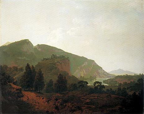 Italian Landscape, 1790 | Wright of Derby | Giclée Leinwand Kunstdruck