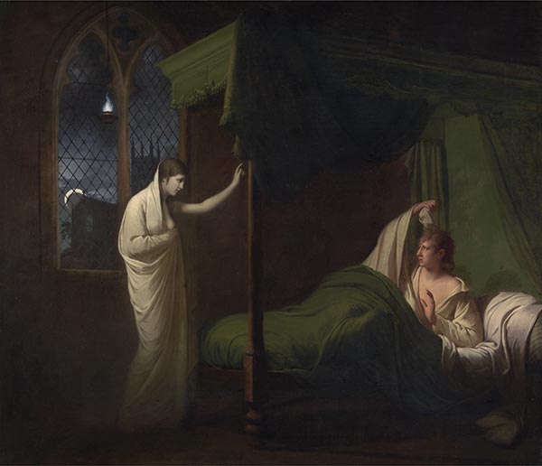 William and Margaret from Percy's Reliques of Ancient English Poetry, c.1785 | Wright of Derby | Giclée Canvas Print