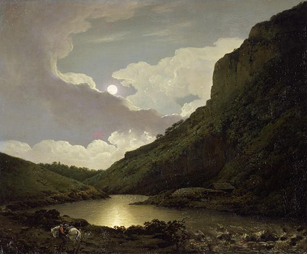 Matlock Tor by Moonlight, c.1777/80 | Wright of Derby | Giclée Canvas Print