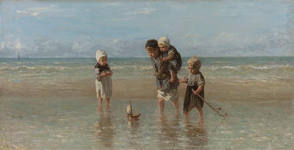 Children of the Sea, 1872 | Jozef Israels | Giclée Canvas Print