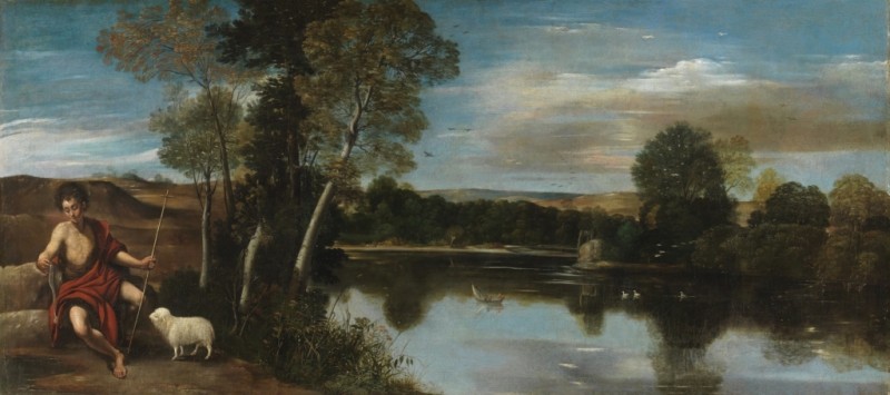 Saint John the Baptist in a Landscape, c.1612/14 | Juan Bautista Maino | Giclée Canvas Print