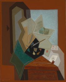 Das Fenster des Malers, 1925 von Juan Gris | Kunstdruck