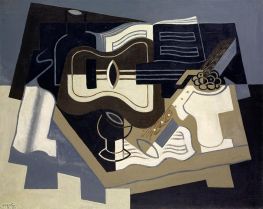 Gitarre und Klarinette, 1920 von Juan Gris | Kunstdruck
