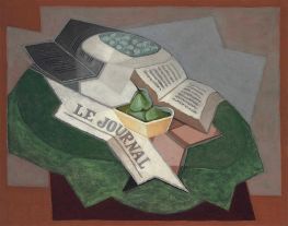 Die grüne Abdeckung, 1925 von Juan Gris | Kunstdruck