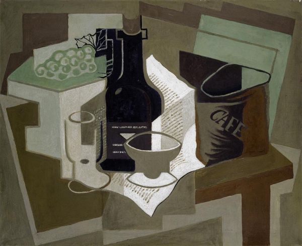 Juan Gris | The Bag of Coffee, 1920 | Giclée Canvas Print