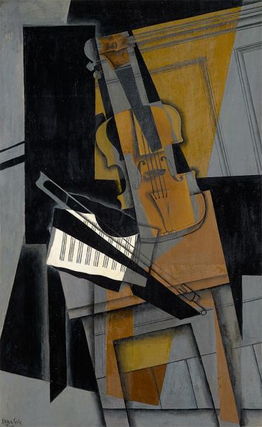 Die Geige, 1916 | Juan Gris | Giclée Leinwand Kunstdruck