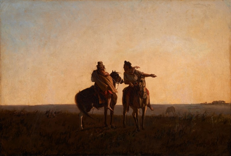 The Two Roads, n.d. | Juan Manuel Blanes | Giclée Canvas Print