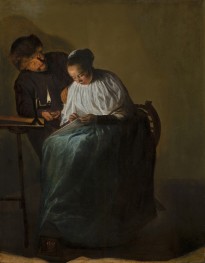 Young Woman Being Accosted by a Man, 1631 | Judith Leyster