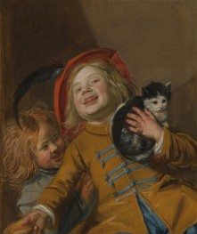 Two Children with a Cat, 1630 | Judith Leyster