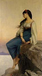 Graziella, 1878 von Jules Joseph Lefebvre | Leinwand Kunstdruck