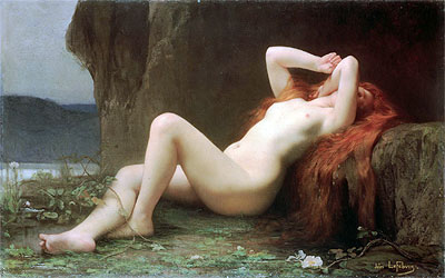Jules Joseph Lefebvre | Mary Magdalene in the Cave, 1876 | Giclée Canvas Print