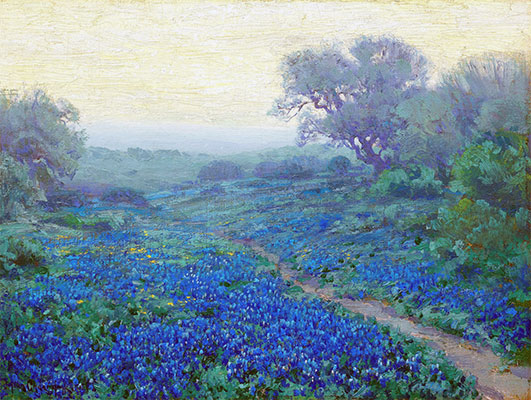Bluebonnets at Sunrise, 1917 | Julian Onderdonk | Giclée Canvas Print