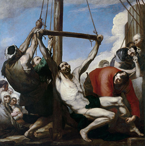Das Martyrium der Heiligen Philip, 1639 von Jusepe de Ribera | Leinwand-Kunstdruck