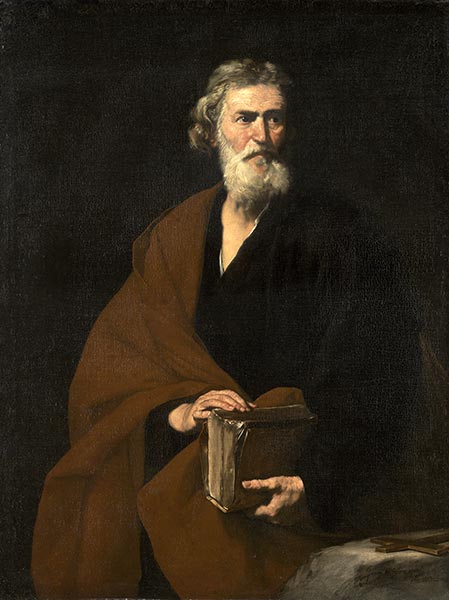 Der Evangelist Matthäus, 1632 von Jusepe de Ribera | Leinwand-Kunstdruck