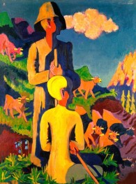Hirten am Abend, 1937 | Ernst Ludwig Kirchner