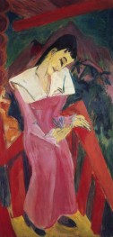 Dame in Rosa, 1910 | Ernst Ludwig Kirchner