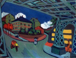 Railway Underpass at Löbtauer Straße in Dresden, 1907 | Ernst Ludwig Kirchner