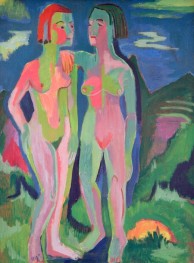 Two Female Nudes in a Landscape, 1925 | Ernst Ludwig Kirchner