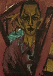 Self-Portrait, 1914 by Ernst Ludwig Kirchner | Canvas Print
