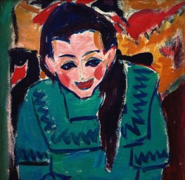 Fränzi, 1910 by Ernst Ludwig Kirchner | Canvas Print
