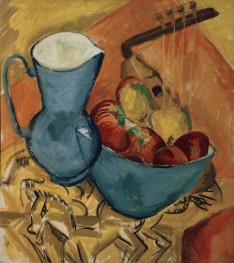 Still life with jug, 1912 by Ernst Ludwig Kirchner | Canvas Print